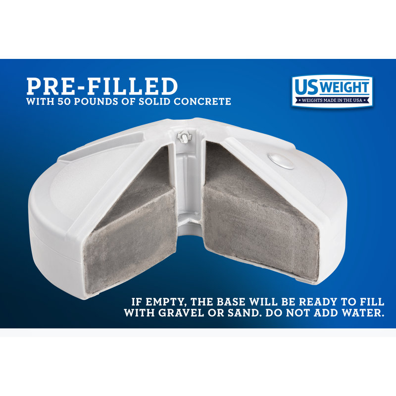 USWeight US Weight 50lb Umbrella Base & Reviews Wayfair